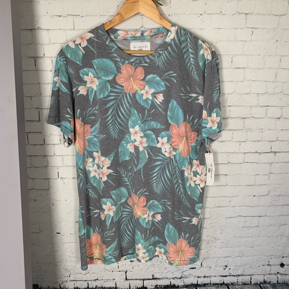 Sol Angeles Tulum Garden Floral Print Tee NWT - Picture 4 of 8